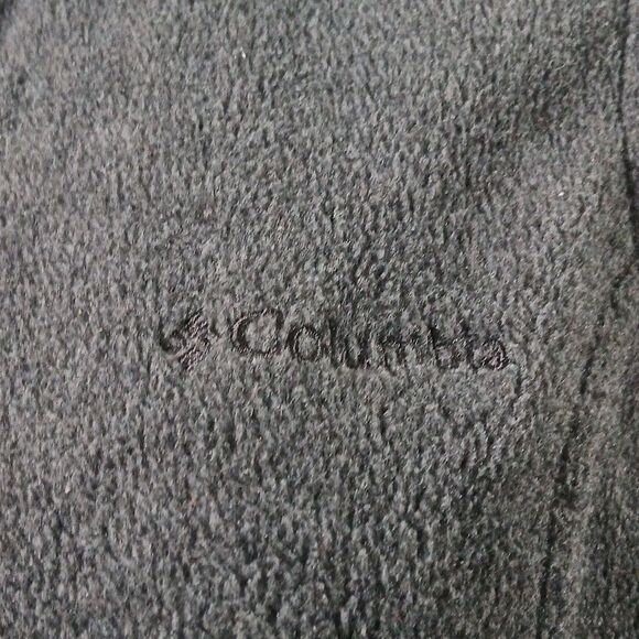 Columbia charcoal gray fleece zip front vest Sz S NWOT - Picture 7 of 8